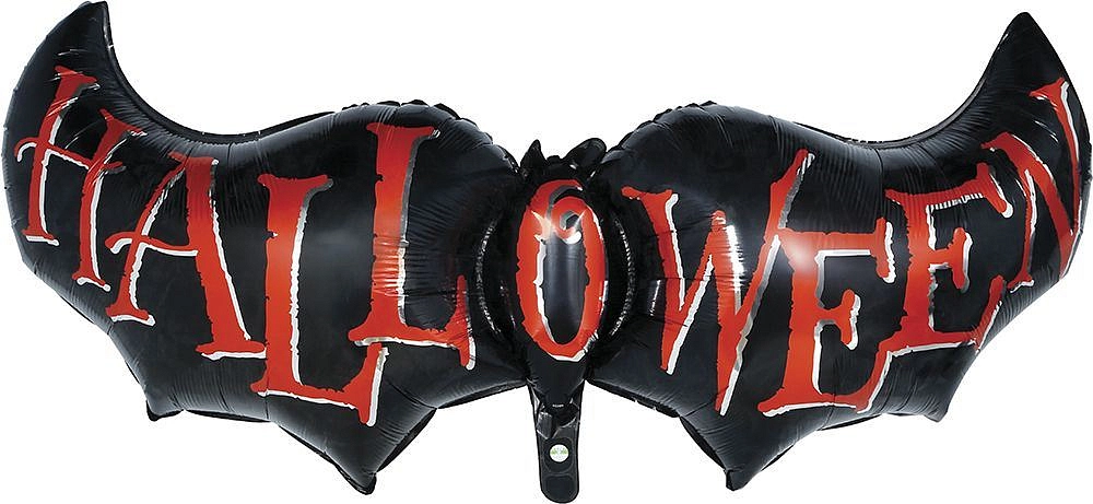 Balón fóliový Halloween Netopýr - 100 cm
