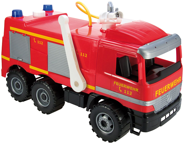 MERCEDES HASIČSKÉ AUTO 64cm s nálepkami