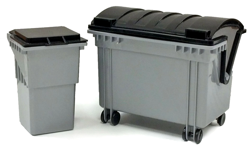 popelnice a kontejner, samostatně