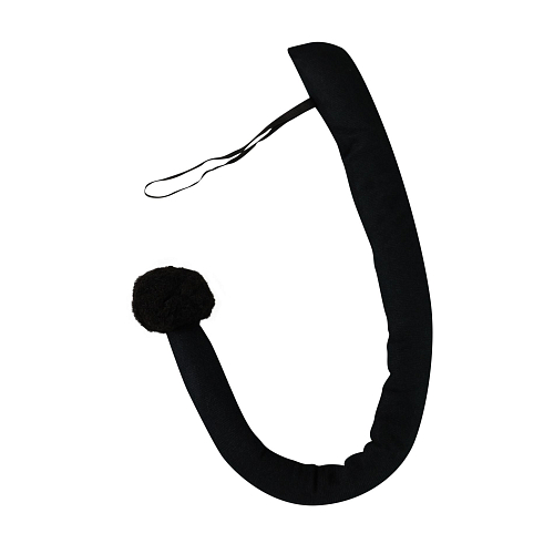 Ocas čerta černý - Vánoce - 70 cm