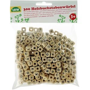 DŘEVĚNÉ PÍSMENKA, abeceda 300ks