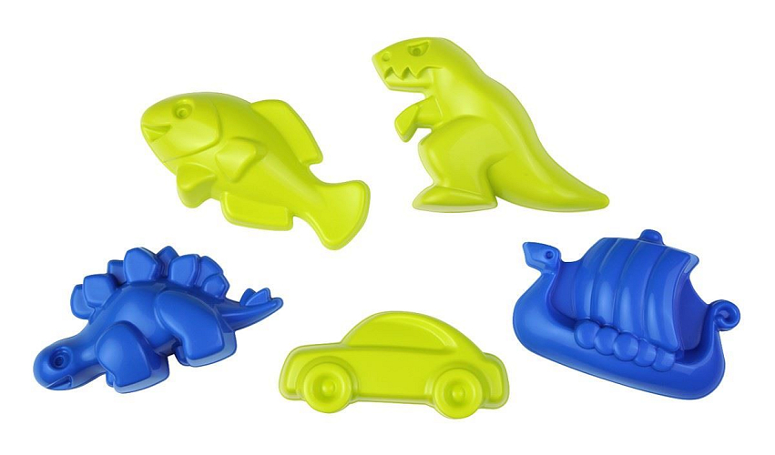 Pískový set,5.dílný, dinosauři,síťka