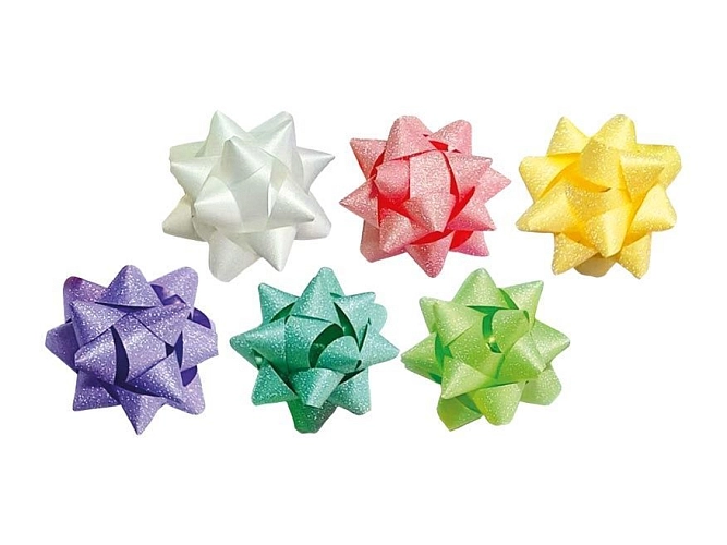 Rozetka glitr soft - mix - 1,5 x 7 cm - 1 ks