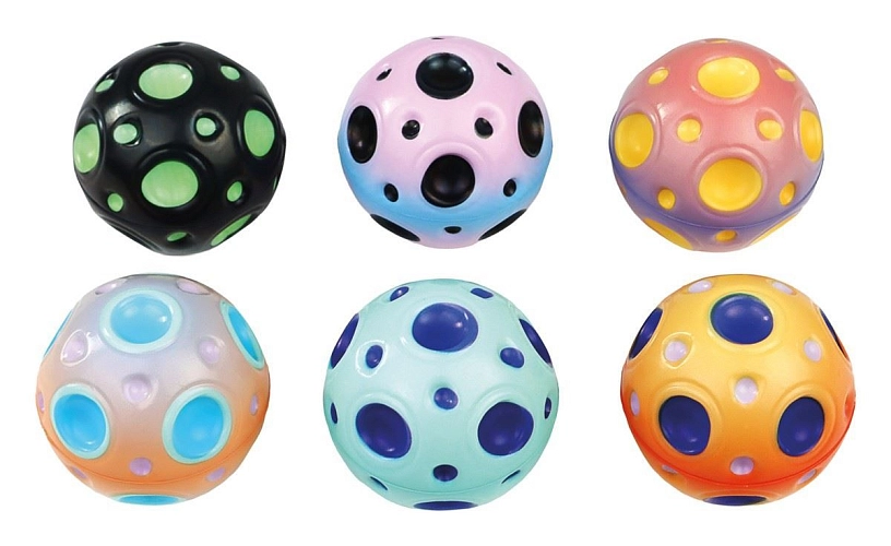 Vesmírný míček - mix -  žertovinka - 6 cm