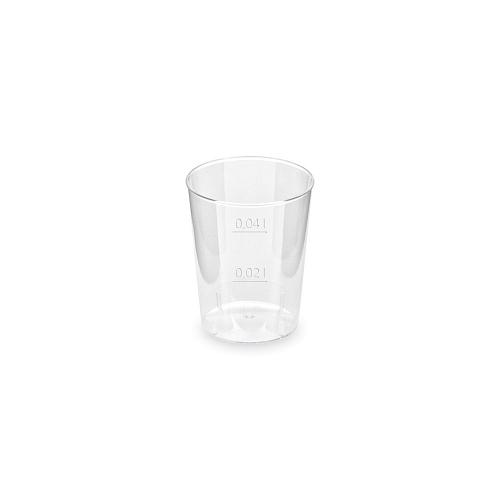 Odlivka - panák - pohárek na alkohol - 20-40 ml - 50 ks