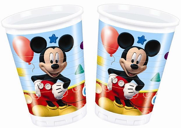 Kelímky myšák MICKEY MOUSE - 200 ml - 8 ks