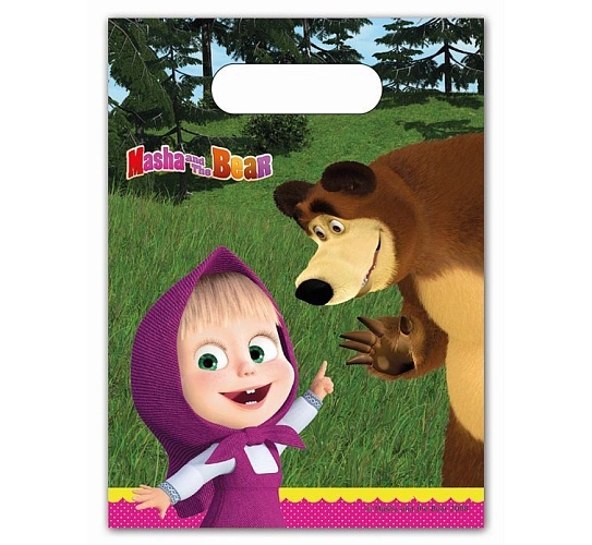 Tašky MÁŠA A MEDVĚD - 6 ks