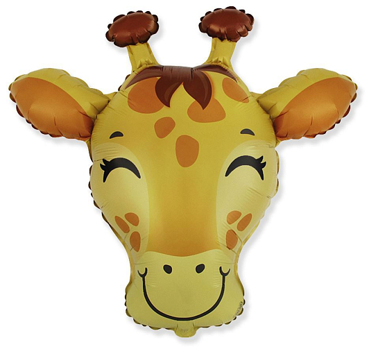 Fóliový balónek Žirafa - safari - 60cm
