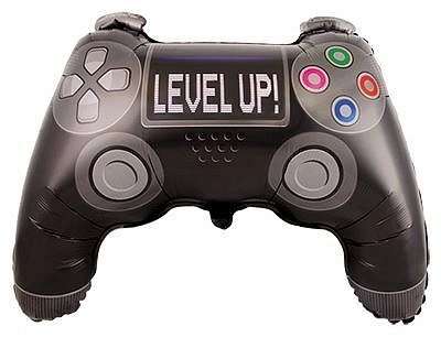 Balón foliový - joystick - game - ovladač - TNT - pixel - 60 cm