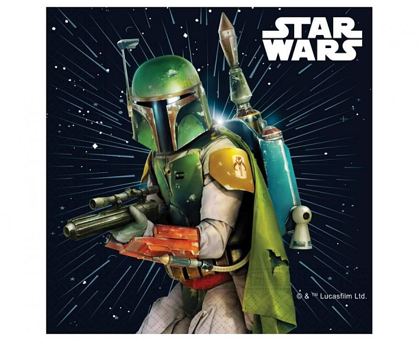 Papírové ubrousky Star Wars Galaxy - 33 x 33 cm - 20 ks