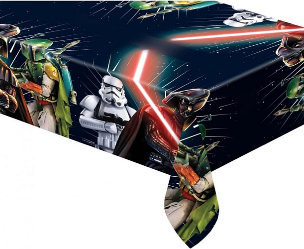 Plastový ubrus Star Wars Galaxy - Hvězdné války - 120 x 180 cm