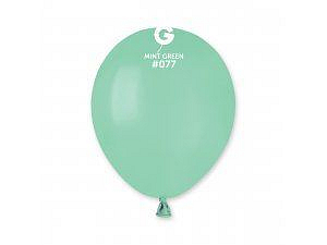 Balónek latexový MINI - 13 cm – Mátová - Mint - zelený 1 KS