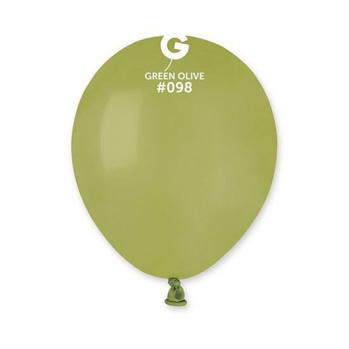 Balónek latexový MINI - 13 cm – Olivový - 1 KS