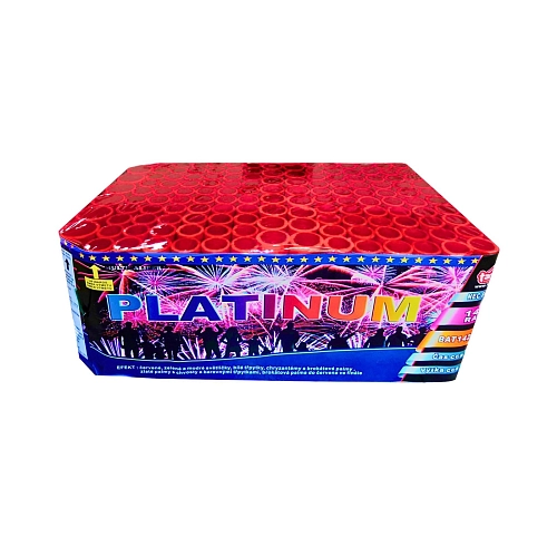 Ohňostroj - BATERIE VÝMETNIC PLATINUM 142 RAN  2/1 - multikalibr