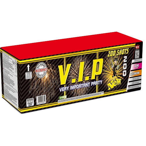 Ohňostroj - BATERIE VÝMETNIC V.I.P.  200 ran 1/1