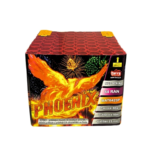 OHŇOSTROJ - BATERIE VÝMETNIC PHOENIX 64 RAN  6/1