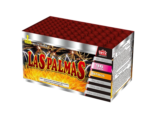 Ohňostroj - BATERIE VÝMETNIC LAS PALMAS 96 RAN 2/1 - multikalibr