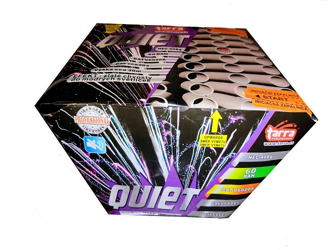 BATERIE VÝMETNIC QUIET - TICHÝ OHŇOSTROJ - 60 RAN  4/1