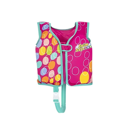 Plavecká - plovací vesta - dívčí - RŮŽOVÁ  - vel. M/L