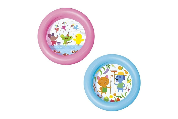 Nafukovací bazén se zvířatky - 2 druhy - 2 komory - 61 x 15 cm