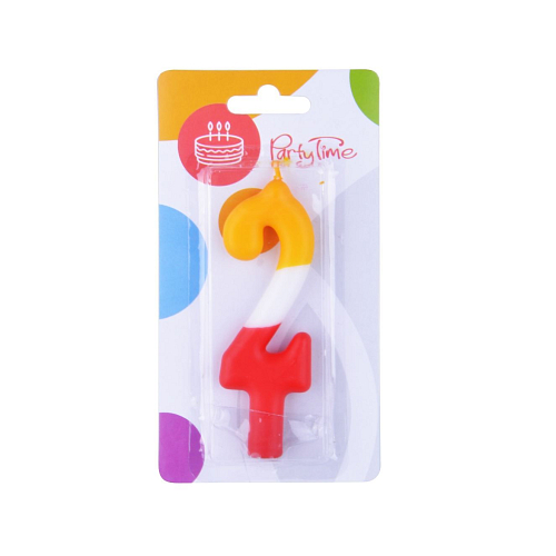 SVÍČKA BAREVNÁ ČÍSLO 2