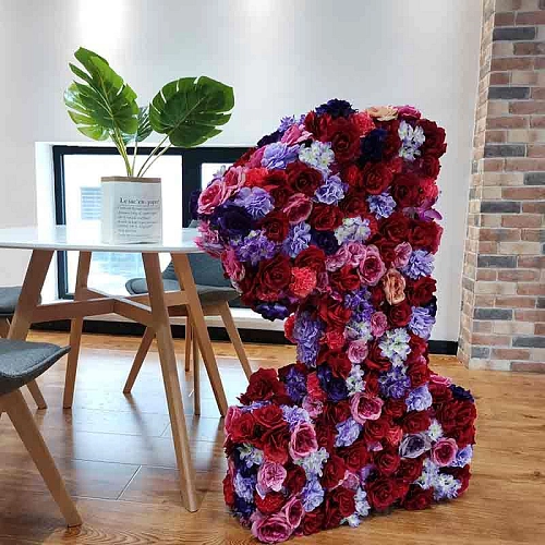 DEKORACE - KVĚTINOVÉ NÁPISY - 90 cm