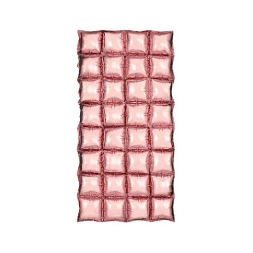 Balónková mozaika - závěs - foto pozadí - rosegold - 72 x 143 cm