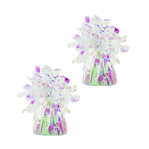 Závaží perleťové - rainbow  - Těžítko na balonky 160 g - 2 ks