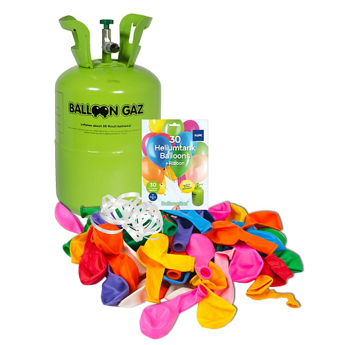 HELIUM DO BALONKŮ - BALLOONGAZ JEDN. NÁDOBA +30balónků,země původu EU