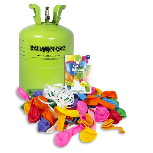 HELIUM DO BALONKŮ - BALLOONGAZ JEDN. NÁDOBA +50balónků,země původu EU
