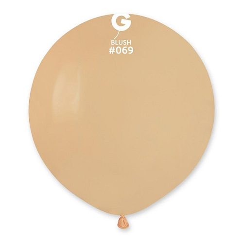 Balónek latexový 48 cm – Pastelový TĚLOVÝ, 1 KS