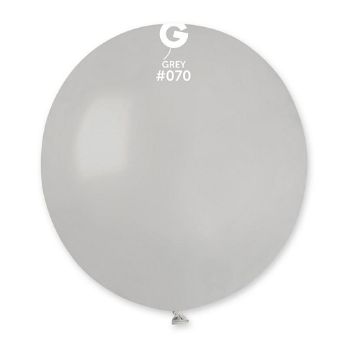 Balónek latexový 48 cm – Pastelový šedý - 1 KS