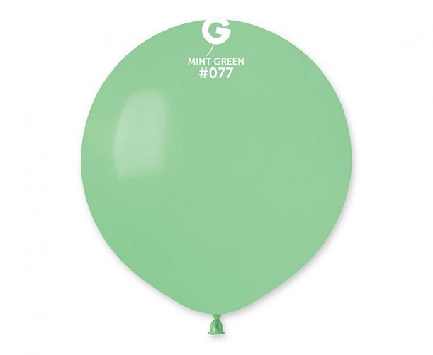 Balónek latexový 48 cm – Pastelový mátově zelená, 1 KS