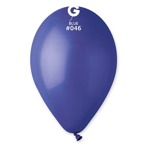 Balónky 100 ks TMAVĚ MODRÉ 26 cm - pastelové