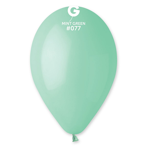 Balónky 100 ks ZELENÁ MÁTOVÁ - MINT pastelová - 26 cm