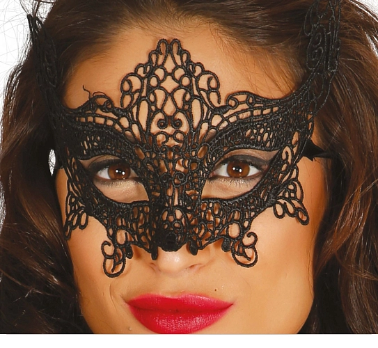 Škraboška - černá maska