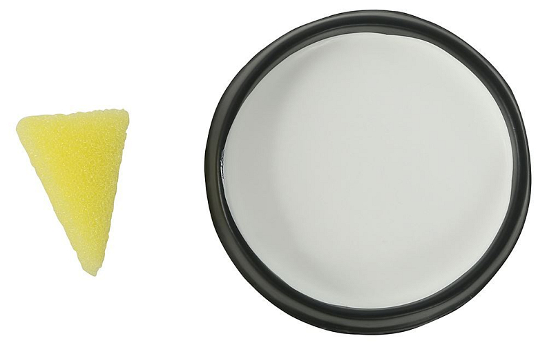 Bílý Make-up s houbou 9 g - Halloween