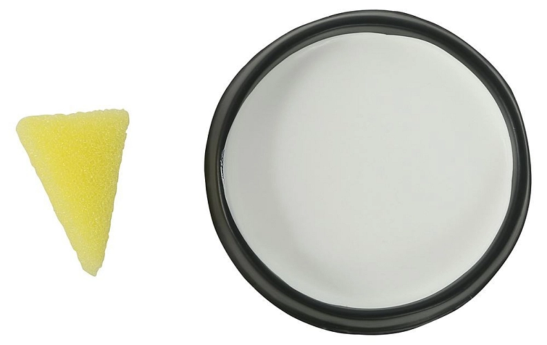 Bílý Make-up s houbou 9 g - Halloween