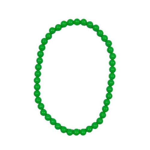 Retro neonové korále - náhrdelník  - 80.léta - disco - zelené