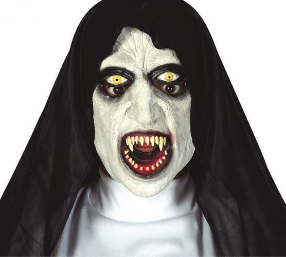 Maska sestra - jeptiška - HALLOWEEN - 19 x 17 x 50 cm