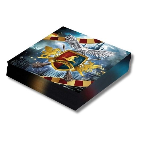 Papírové ubrousky čaroděj - kouzelník HARRY - 33 x 33 cm - 12 ks