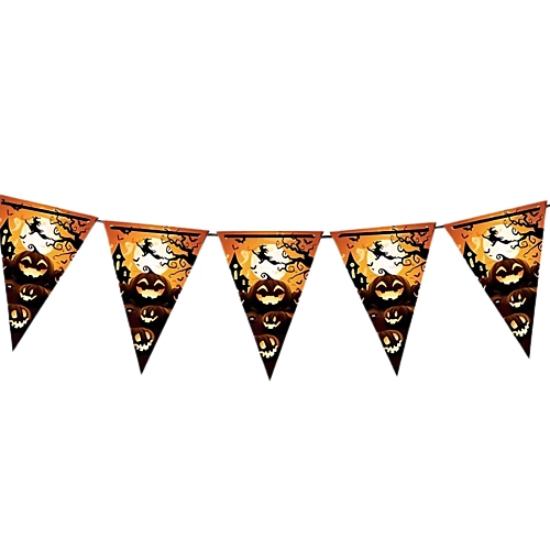 Girlanda Halloween - strašidelná dýně - pumpkin - 300 cm