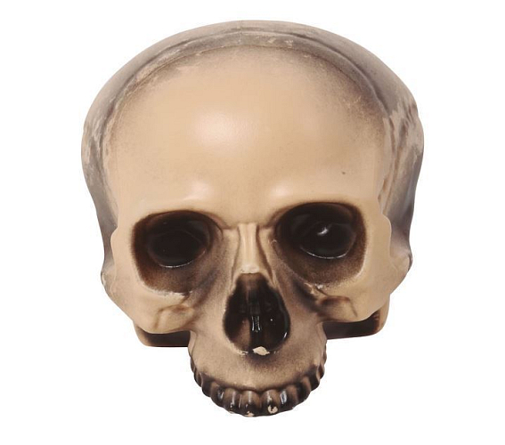 Dekorace plastová lebka - HALLOWEEN