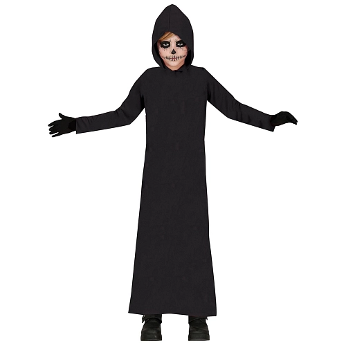 Dětská černá tunika - plášť - Halloween - vel. 5-6 let