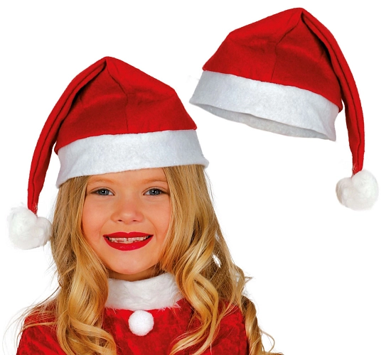 Čepice Santa Claus - dětská - Vánoce