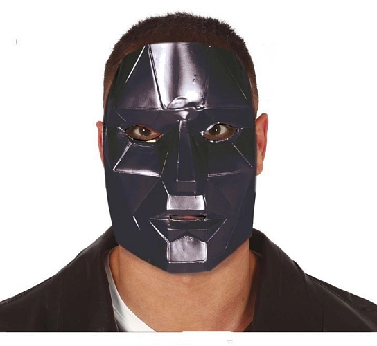 Plastová maska  - Squid Game Maska dozorců - Hra na oliheň