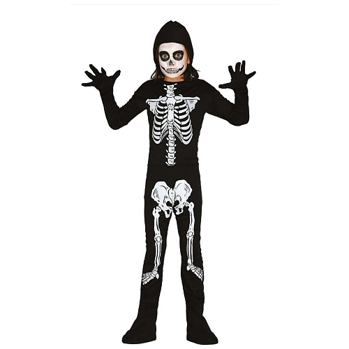 Dětský kostým Kostlivec vel.3-4 roky - Halloween