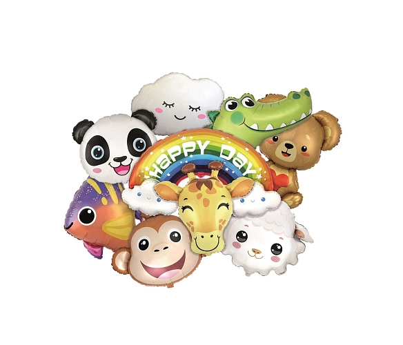 Helium plnění fóliových balónků 46 cm