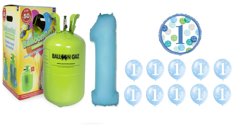 HELIUM SADA 1.NAROZENINY VELKÁ OSLAVA KLUK - 400 L