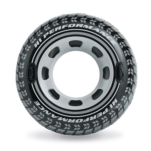 Nafukovací kruh pneumatika s úchyty - 114 cm